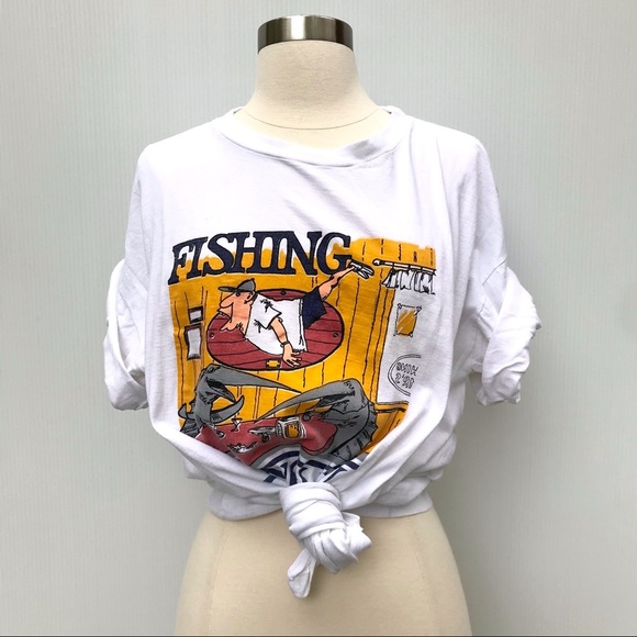 Vintage Other - Vintage 80’s Cancun novelty souvenir white graphic t-shirt tee